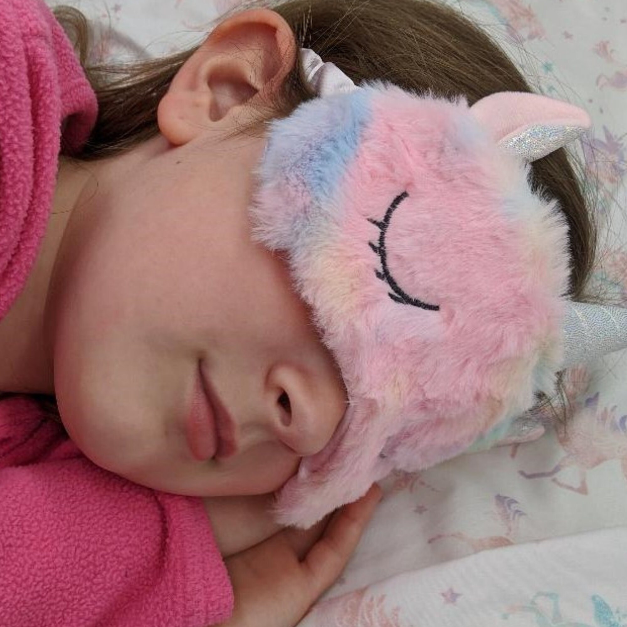 Kids Sleep Mask Unicorn Mask Plush Easter gift Girl mask Boy Etsy