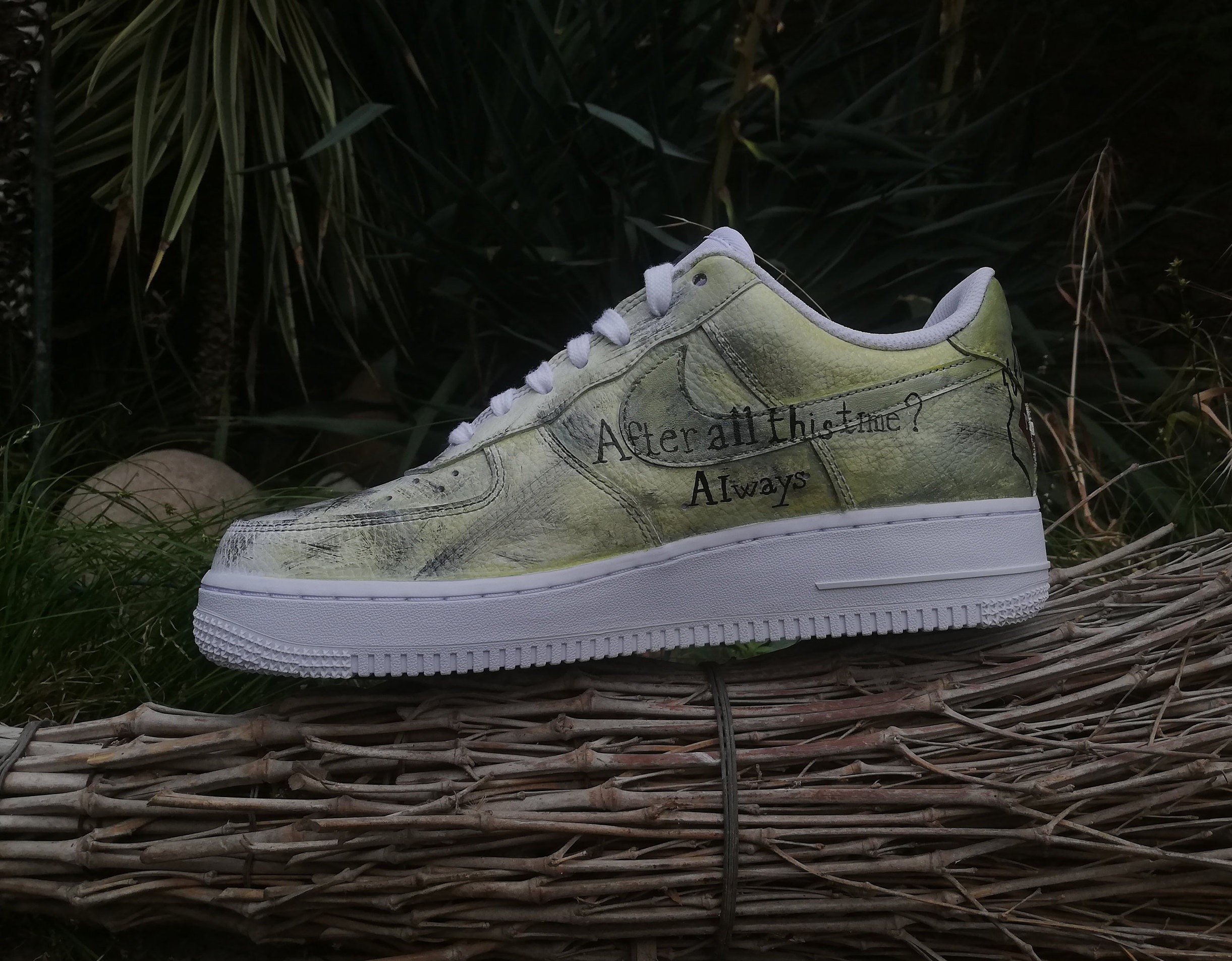 Harry Potter Nike Air Force 1 Custom Nike Harry Potter Etsy
