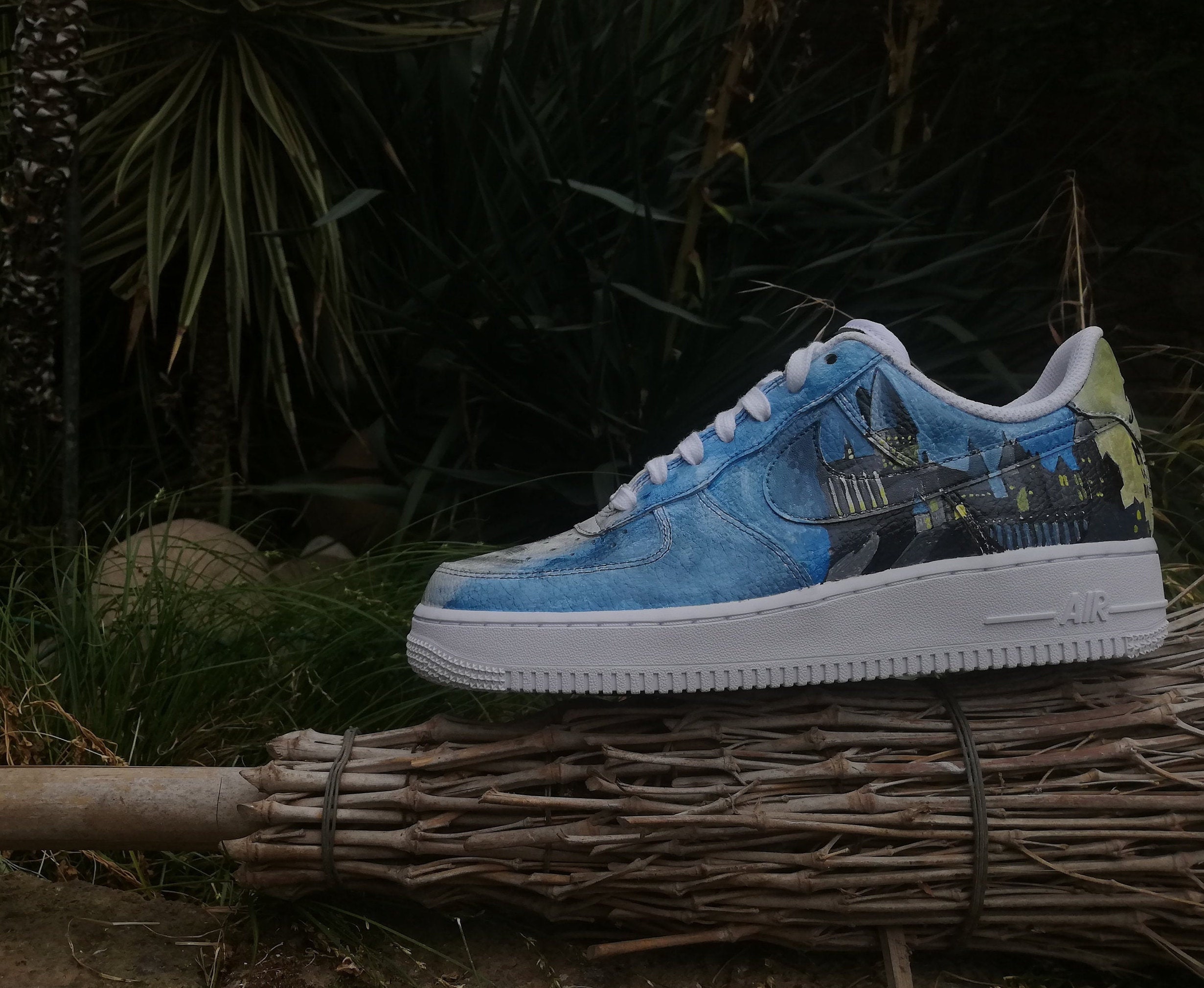 Harry Potter Nike Air Force 1 Custom Nike Harry Potter Etsy