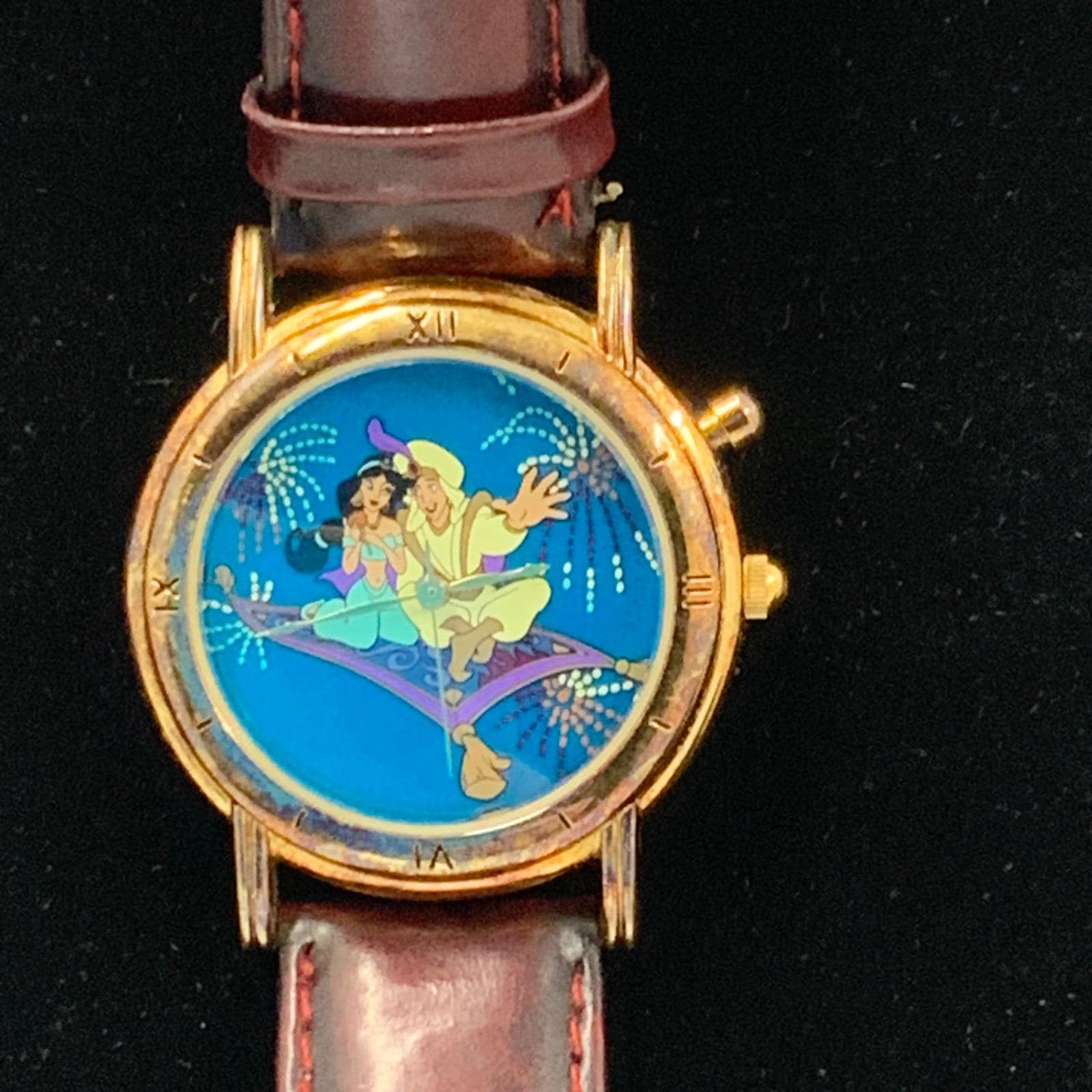Disney Aladdin and Jasmin Music Box Watch Collectors Club Series V 6461/7500 Disney~Aladdin~Watch and Music Box~NIB~Limited Edition 6172  main image 3