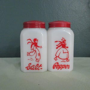 Jadeite Fire King Salt and Pepper - Etsy