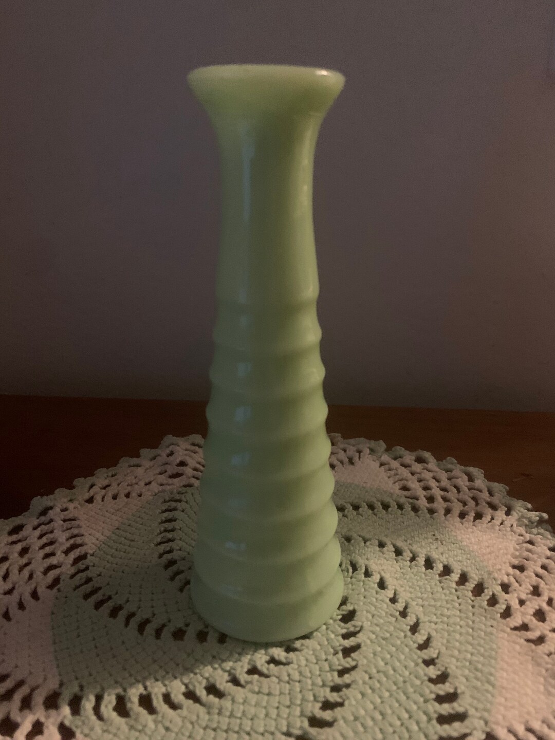Vintage Jadeite Bud Vase Etsy