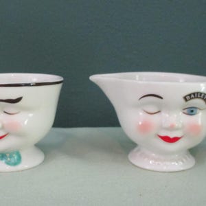 Vintage Bailey&#39;s Irish Cream Creamer and Sugar Bowl Set