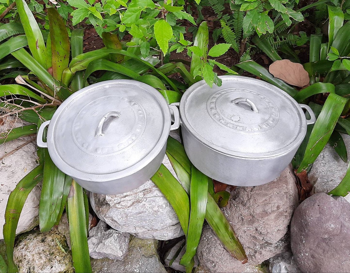 Jamaican Flat Bottom Dutch Pot/ 100 Jamaican Made Cast Iron Etsy