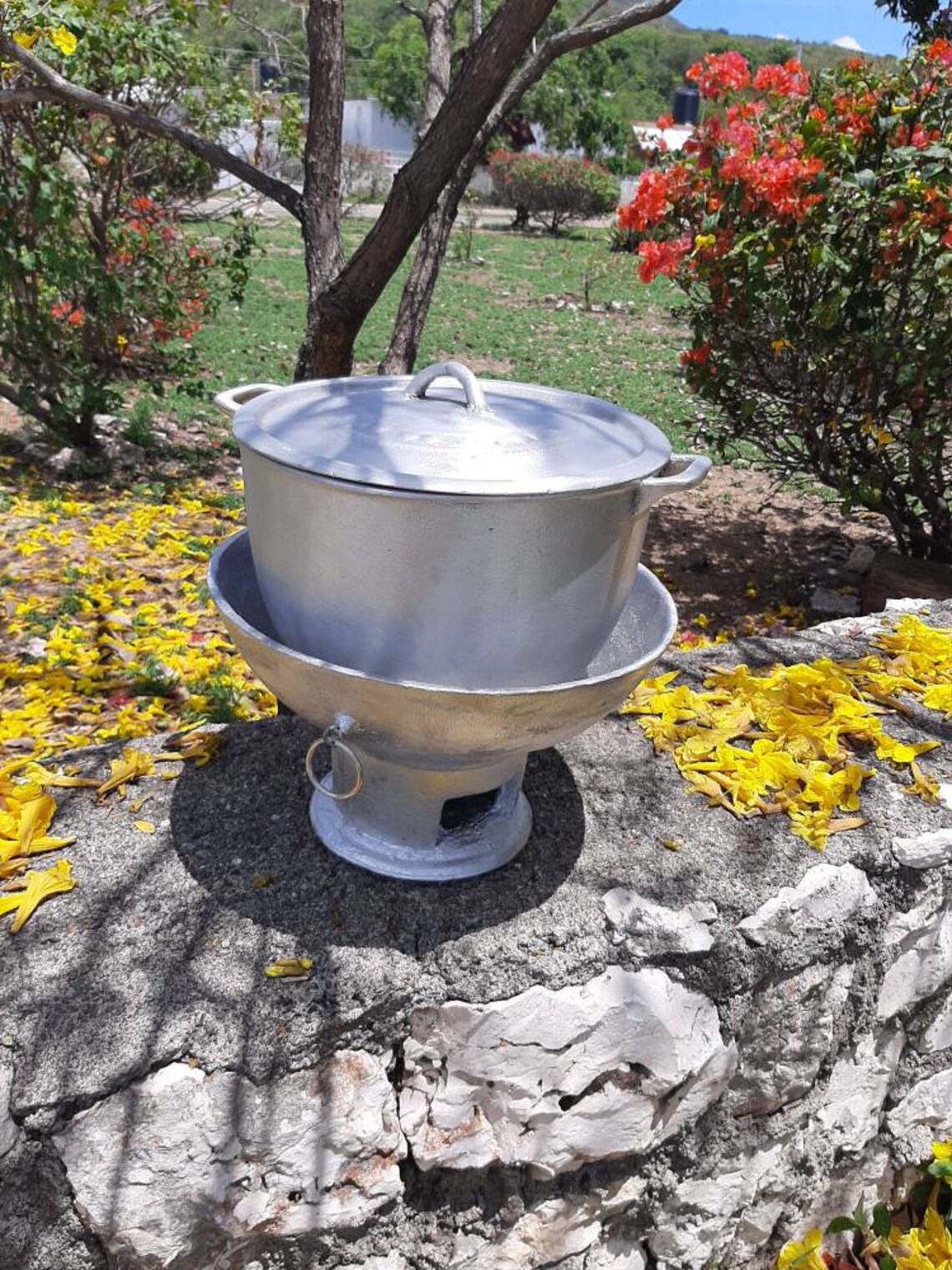 Jamaican Coal Stove et Dutch Pot Combo. 100 Jamaïcain Cast Etsy
