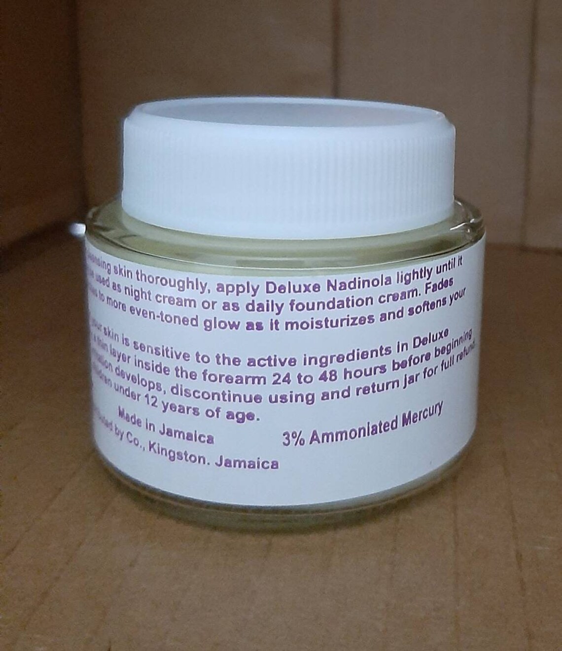 Deluxe Nadinola Skin Bleaching Cream/ Fade Cream/ Dark Spot Etsy