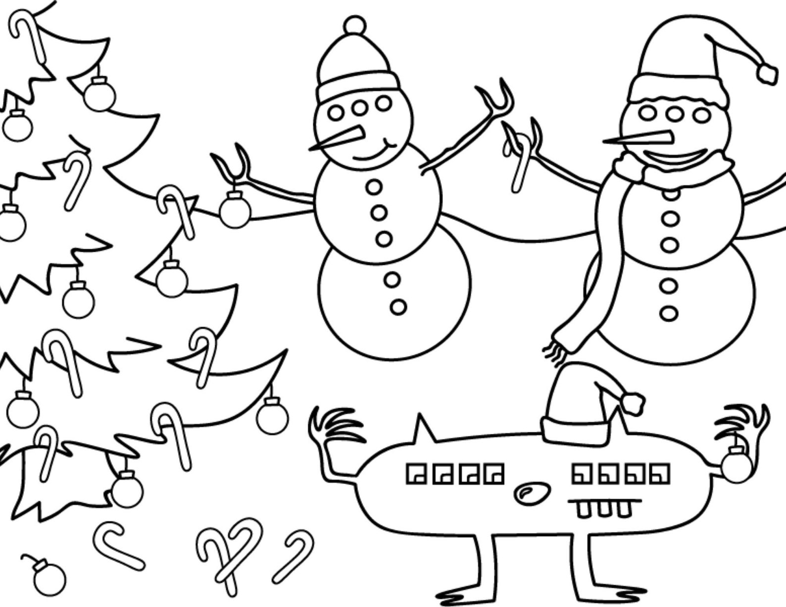 Printable Little Monster Snowman | Etsy