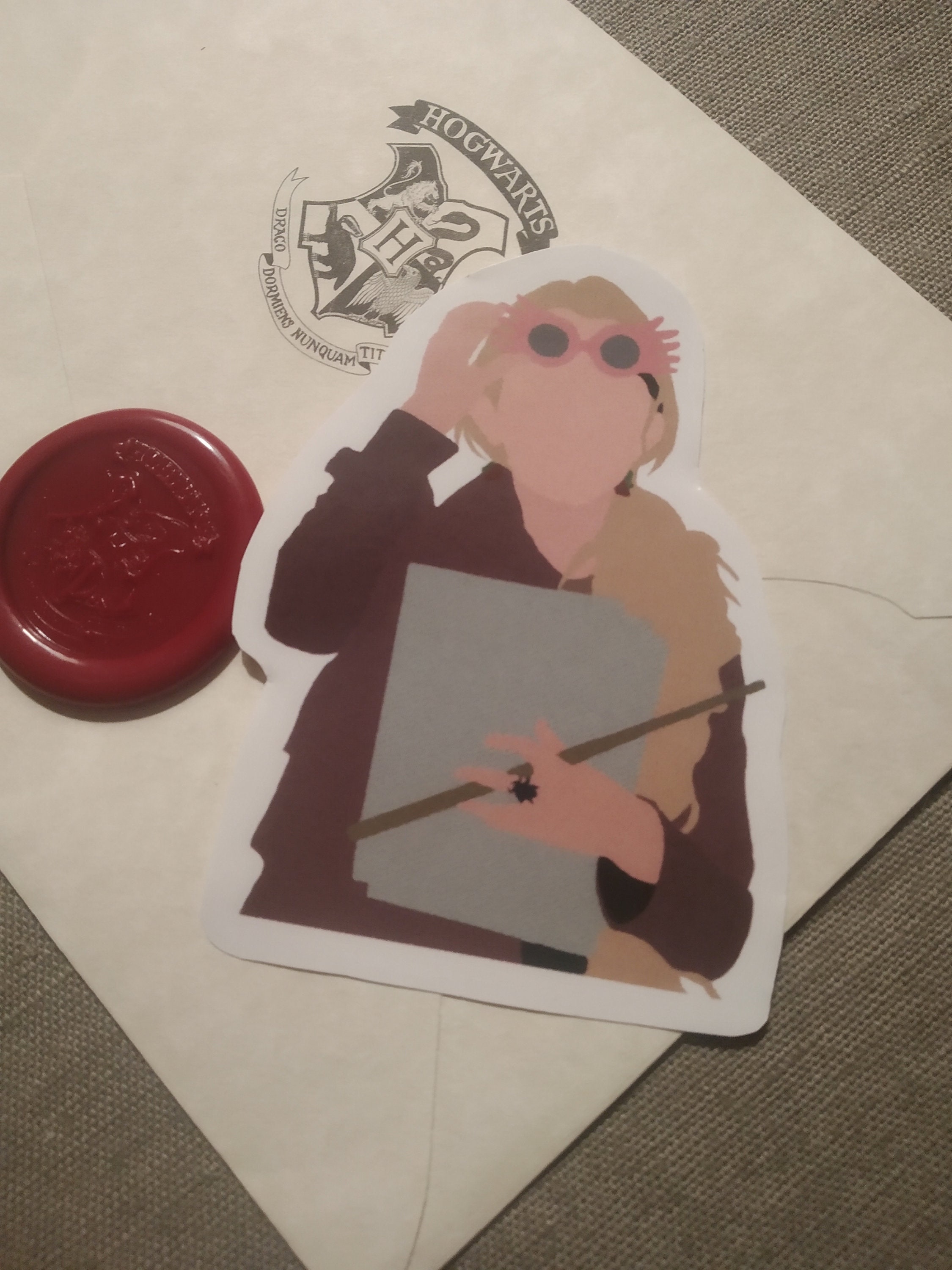 Luna Lovegood sticker Etsy