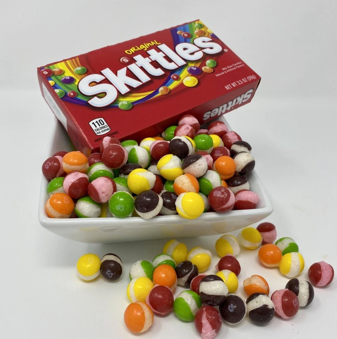 Freeze Dried Skittles 4oz Crunchy Candy FREE SHIPPING Etsy