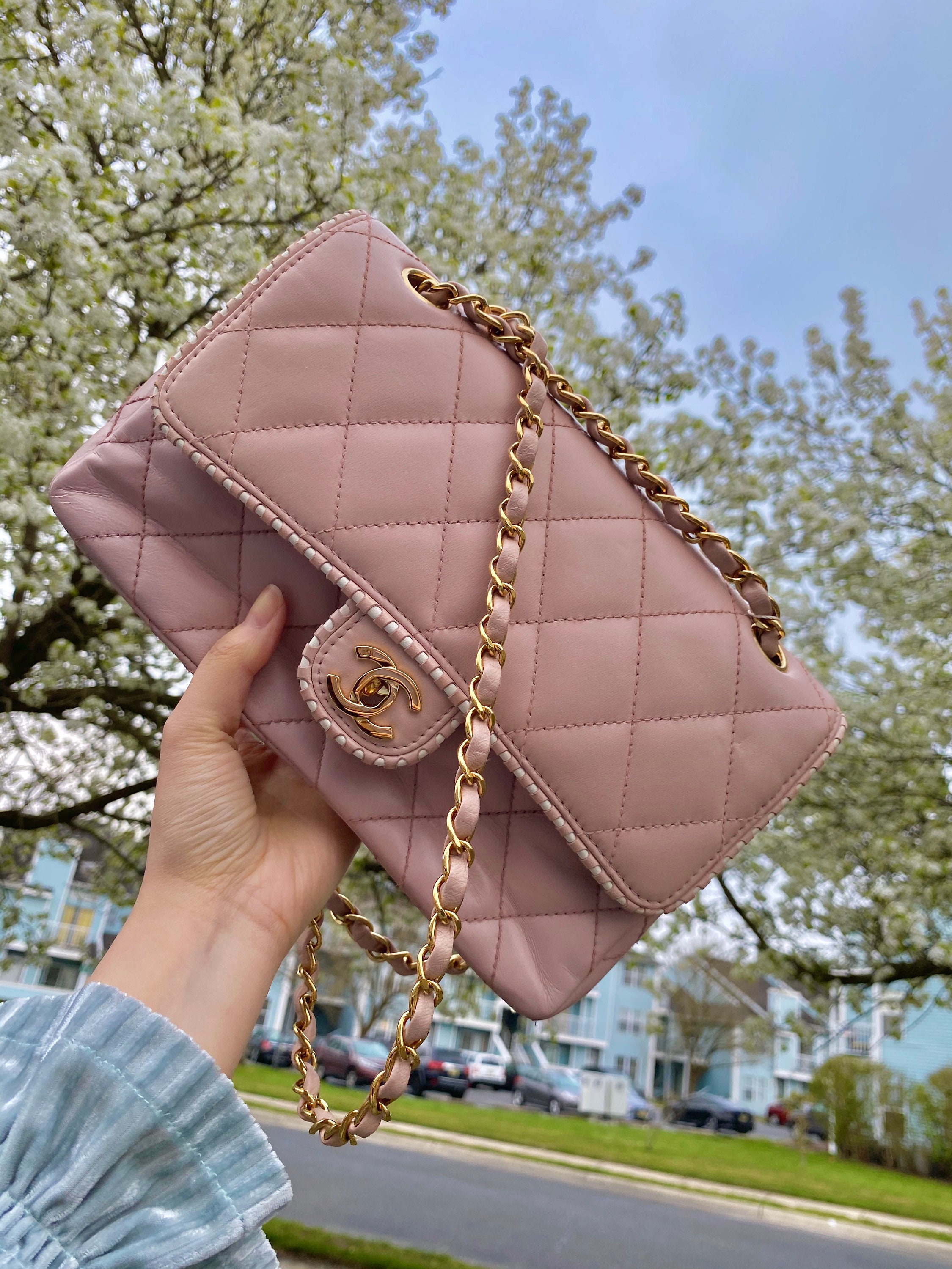 Chanel Vintage Pink Bag 