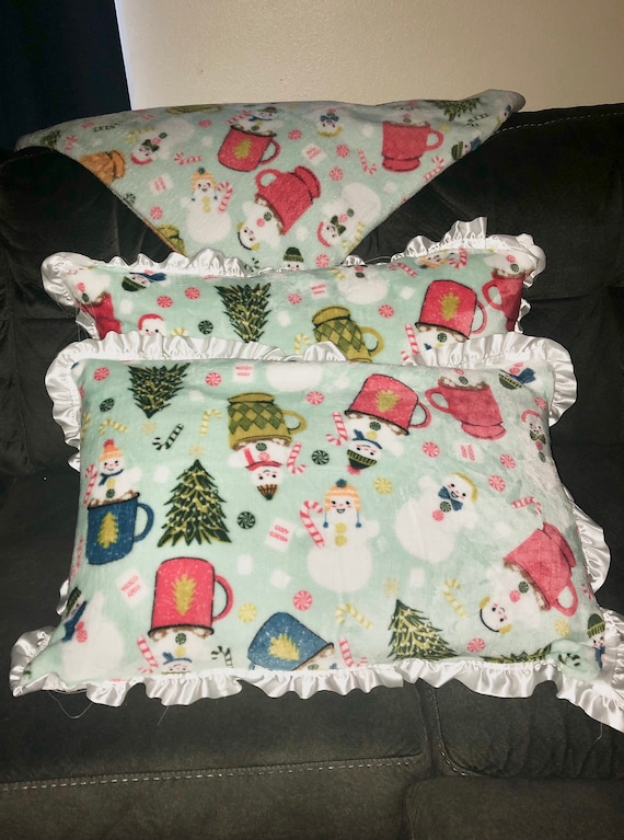 Fleece Pillow Shams With Throw Etsy