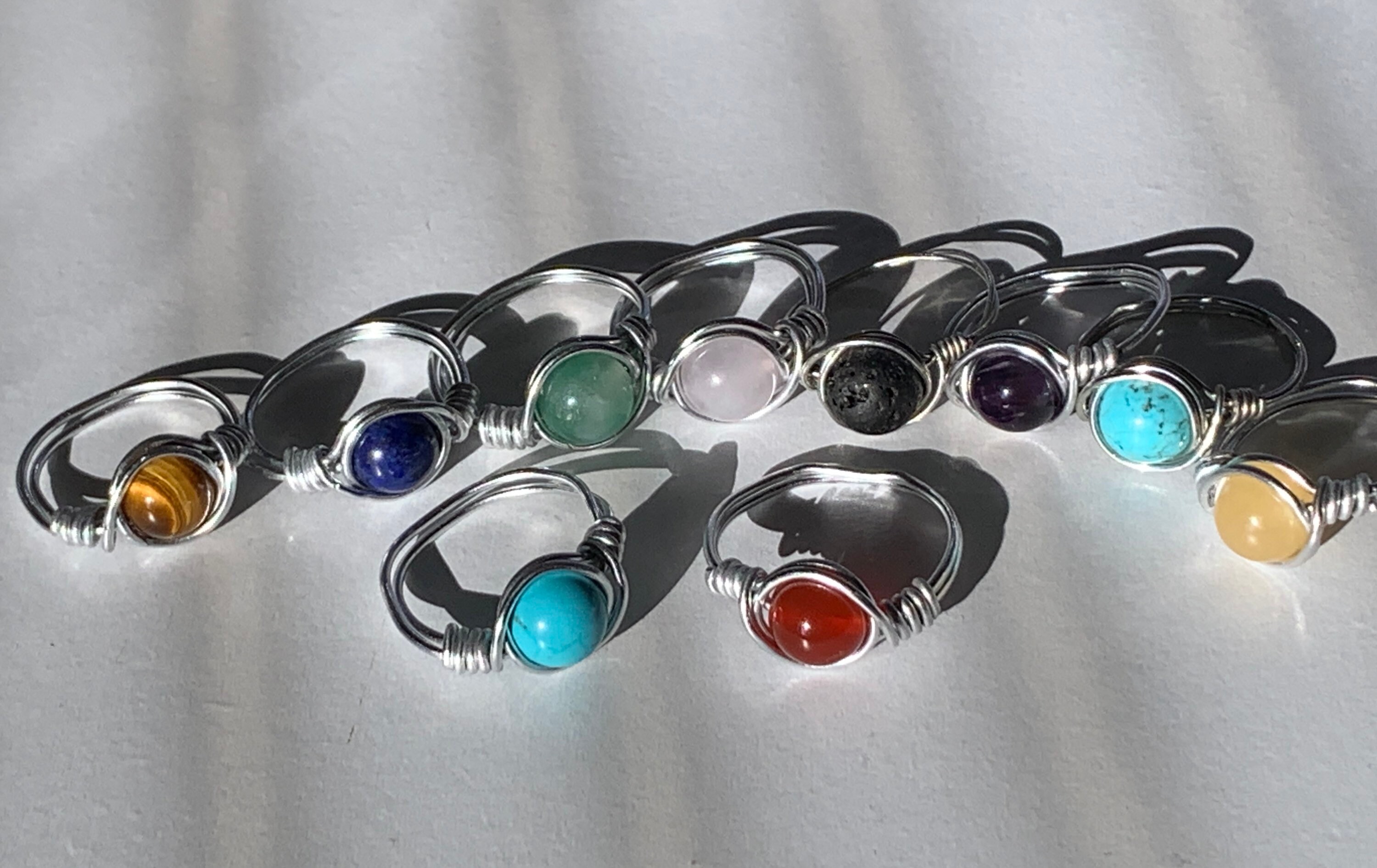 crystal rings for protection