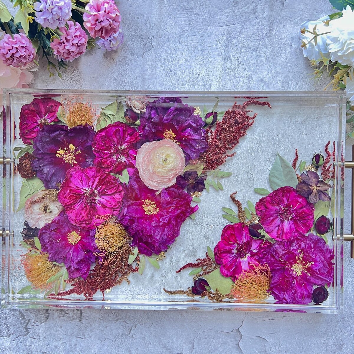 Wedding Floral Preservation Tray
