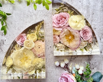 BookEnds | 3D Resin Blocks | Wedding Floral Preservation | Bridal Bouquet Preservation | Flower Preservation | Preserve wedding bouquet