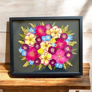 Pressed Frame | Wedding Flower Preservation | Bridal Bouquet  | Pressed Flower | Gift | Floral Preservation | preserve wedding bouquet