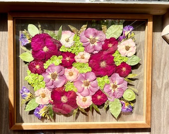 Framed Bouquet | Wedding Flower Preservation | Bridal Bouquet Preservation | Pressed Flower | Gift | Floral Preservation |  Modern keepsake