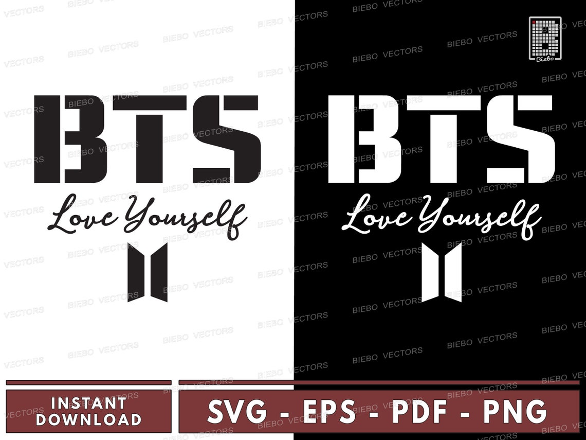 Download BTS Love Yourself SVG / Kpop Fan / Vector files / .pdf ...