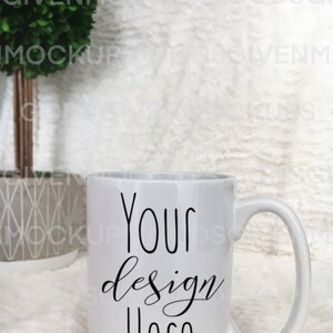Download Boho Mug Mockup Blank Mug 15 Oz White Mug Mockup White Etsy