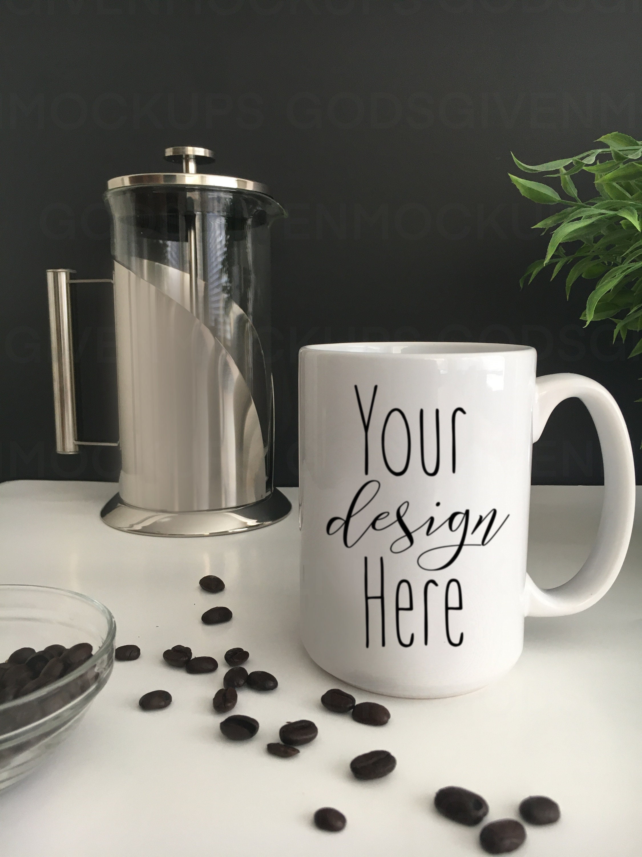 15 oz Taza Mockup Taza en blanco Mug Mockup 15oz Coffee ...