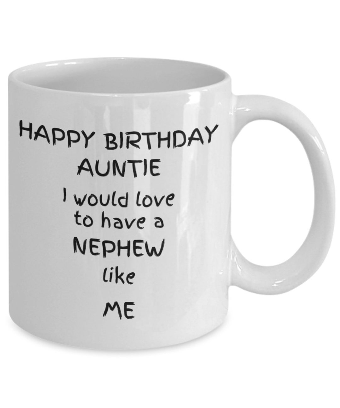 Happy Birthday Auntie Mug Happy Birthday Auntie Gift Happy Etsy