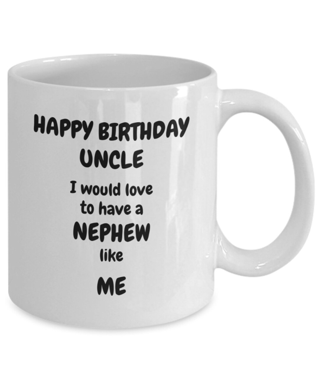 Happy Birthday Uncle Mug Happy Birthday Uncle Gift Happy Etsy