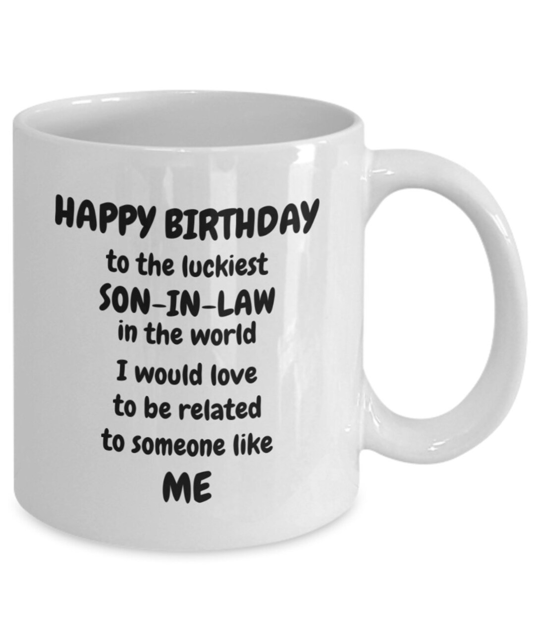 Feliz cumpleaños yerno taza regalo de yerno de feliz Etsy España