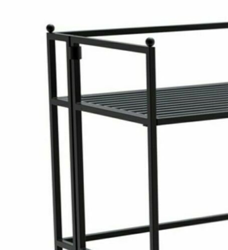 Modern Metal 3 Tier Shelf Bookcase Display Shelves Stand Etsy
