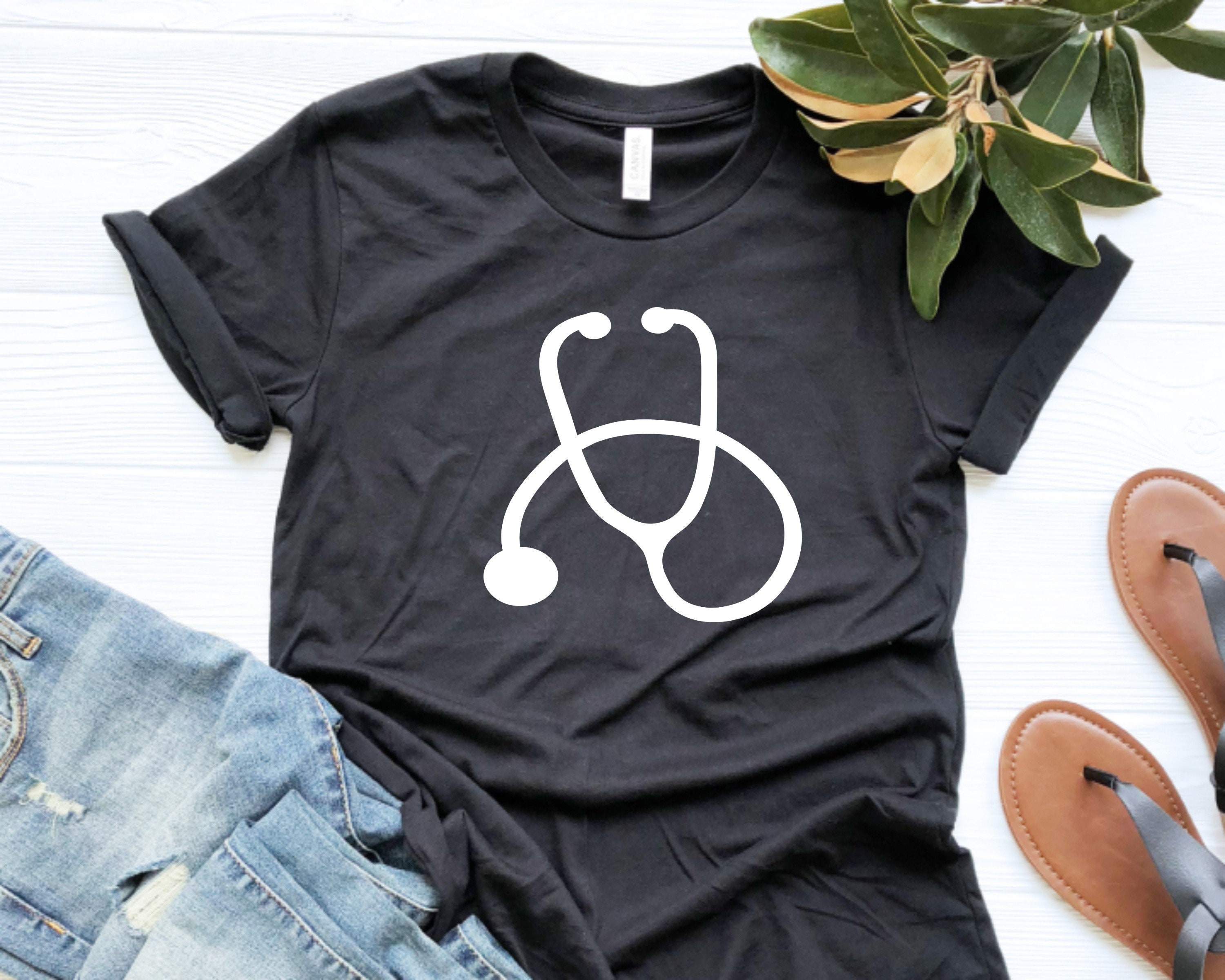 Stethoscope Shirt Nurse shirt Nurse Practitioner Gifts Etsy