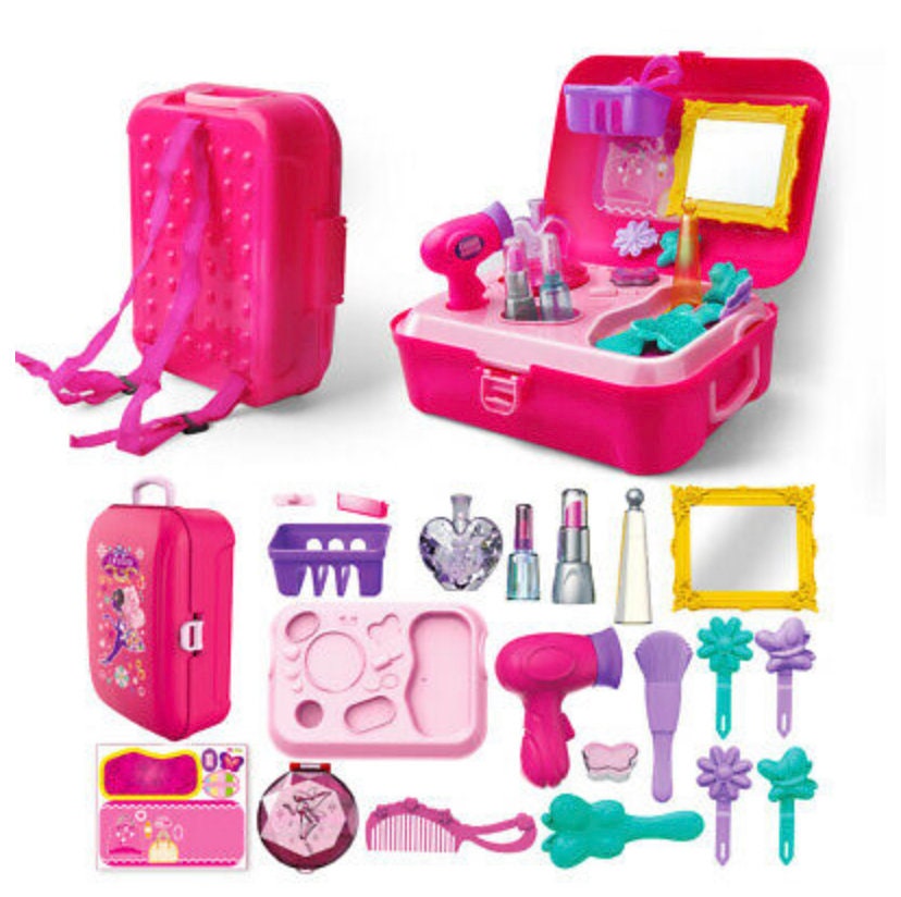 Little Girl Play Makeup SetPretend Salon Beauty Dress Up Toy Etsy