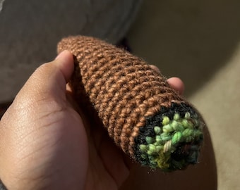 Kitty Blunt - Crocheted Catnip Toy