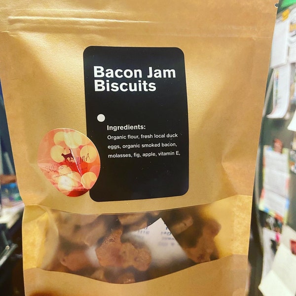 Bacon Jam Dog Biscuits - Gourmet Dog Snacks
