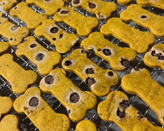 Chocolate Chip Cookies for Dogs - Carob Chip Dog Biscuits