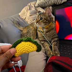 KitTaco - Crocheted Catnip Taco Cat Toy
