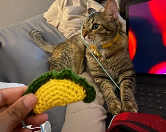 KitTaco - Crocheted Catnip Taco Cat Toy