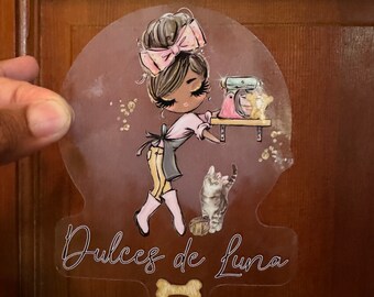Clear Dulces de Luna Sticker