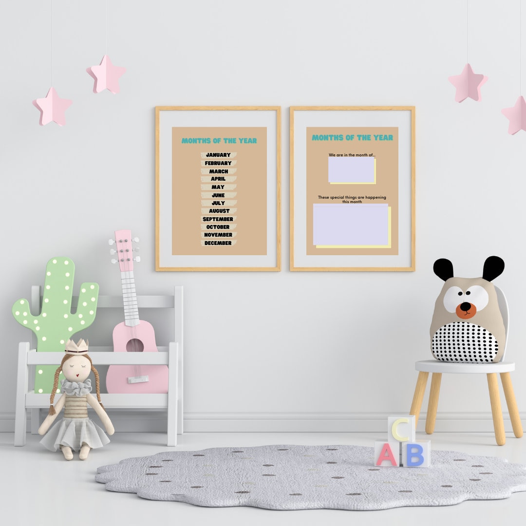 Printable Days of the Week Chart for Kids Educational Posters Classroom ...