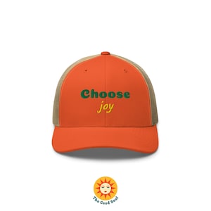 Choose Joy Embroidered Cap – Uplifting Affirmation Hat for Everyday Positivity
