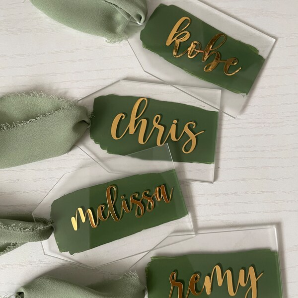 Stocking Name Tag - Etsy