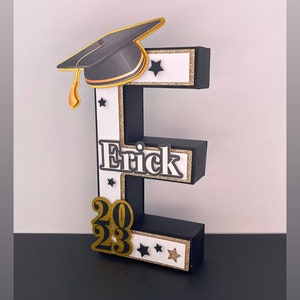 3D letter, Graduation theme party, Graduation party supplies, Grad 3D letter, Celebration party, Graduation party decor, Graduation supplies