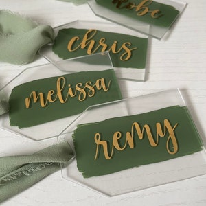 Stocking name tags, Personalized stocking tags, Christmas stocking tags, Personalized gift tags, Custom acrylic tags, Personalized tag