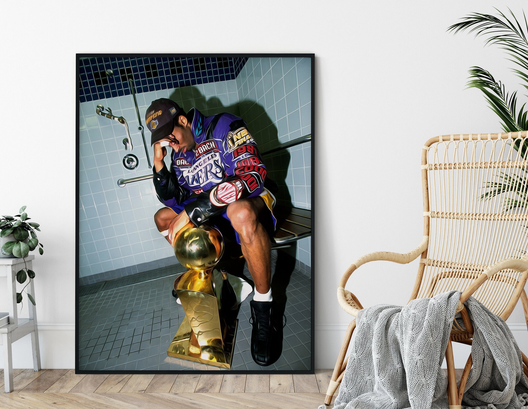 Kobe Bryant Art Poster Canvas Print Home Decor Wall Art | Etsy