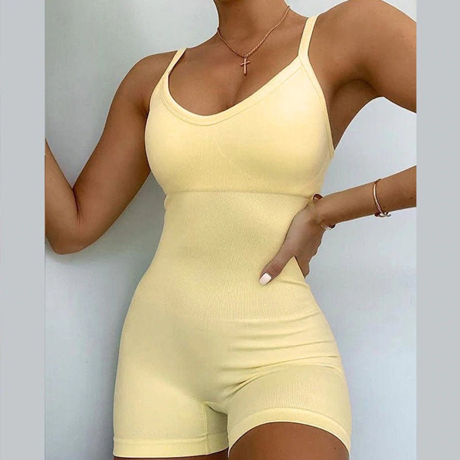 Seamless Women Bodysuit Yoga Set Sport Gym Suits Wear Etsy