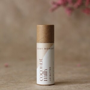Zero Waste Coconut Milk Lip Balm Eco Friendly Natural Lip Butter Lip Care