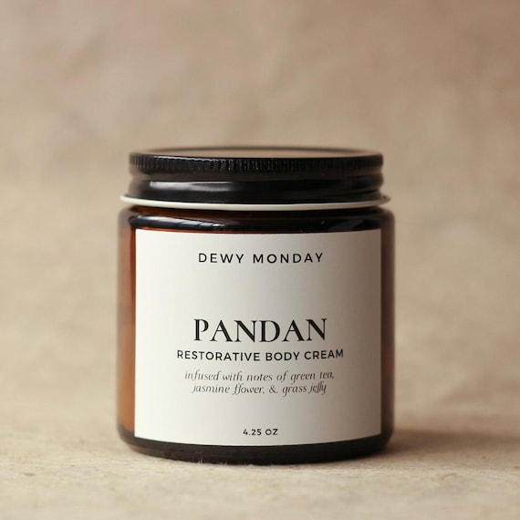 Pandan Body Cream: Asian Inspired Shea Butter Moisturizer