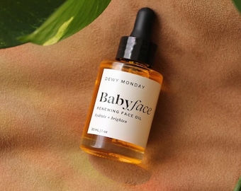 Babyface Vitamin C Facial Oil: Vegan Dry & Sensitive Skin Serum