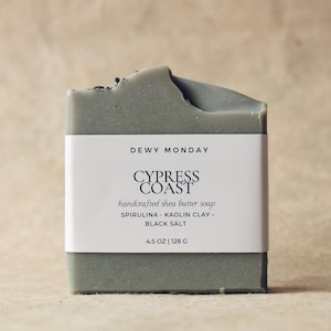 Cypress Coast Soap: Organic Artisan Bar with Spirulina