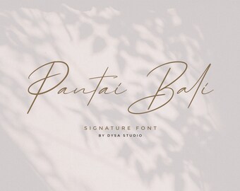Carattere Pantai Bali, caratteri di grafia, font firma, tipi di carattere script, caratteri sorprendenti, tipi di carattere di nozze, caratteri artigianali, tipi di carattere cricut, tipi di carattere corsivi