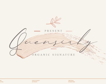 Quensialy - Elegant Luxury Font, Wedding Font, Logo Font, Modern Font, Boho Font, Branding Font, Signature Font, Script Font, Cricut