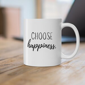 Mental Health Mug, Daily affirmations mug, gift for her, Uplifting Mug of Positivity, Inspirational Gift Idea, Inspirational Mug