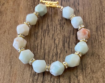 Beaded Bracelets, Summer Jewelry, Handmade Jewelry, Colorful Bead Bracelet, Gemstone Bracelet, Gift for Her, Mother's Day Gift